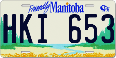 MB license plate HKI653
