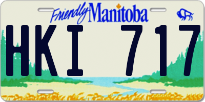 MB license plate HKI717