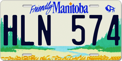 MB license plate HLN574