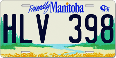 MB license plate HLV398