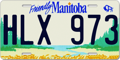 MB license plate HLX973