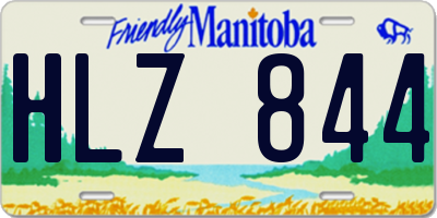 MB license plate HLZ844