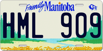 MB license plate HML909