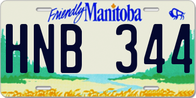 MB license plate HNB344
