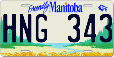 MB license plate HNG343