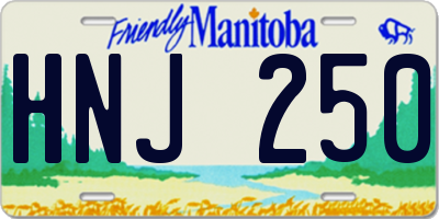MB license plate HNJ250