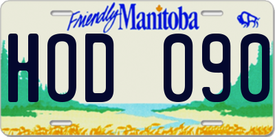 MB license plate HOD090