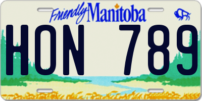 MB license plate HON789