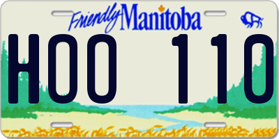 MB license plate HOO110