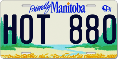MB license plate HOT880