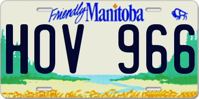 MB license plate HOV966