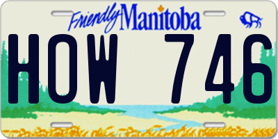 MB license plate HOW746
