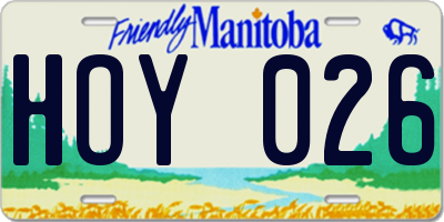 MB license plate HOY026