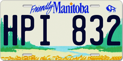MB license plate HPI832