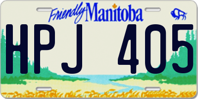 MB license plate HPJ405