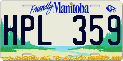 MB license plate HPL359