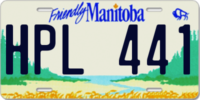 MB license plate HPL441