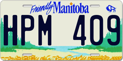 MB license plate HPM409