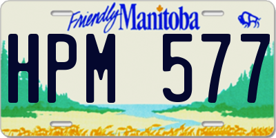 MB license plate HPM577