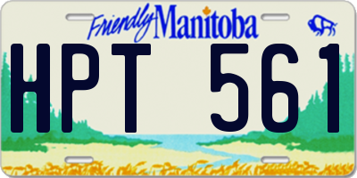 MB license plate HPT561