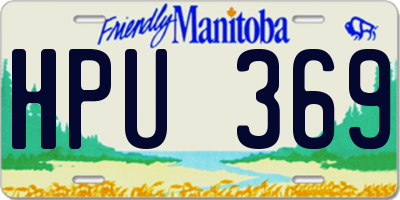 MB license plate HPU369