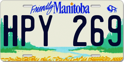 MB license plate HPY269