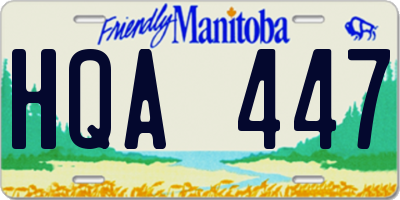 MB license plate HQA447