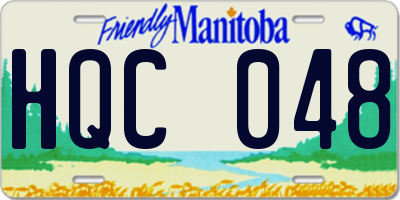 MB license plate HQC048