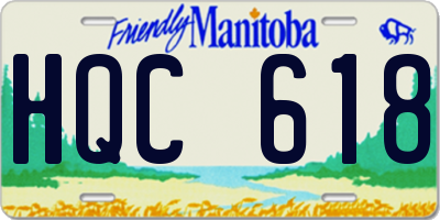 MB license plate HQC618