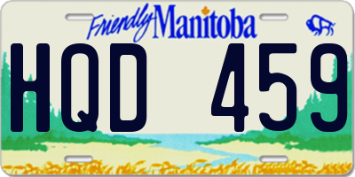 MB license plate HQD459
