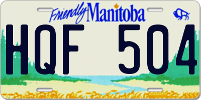 MB license plate HQF504