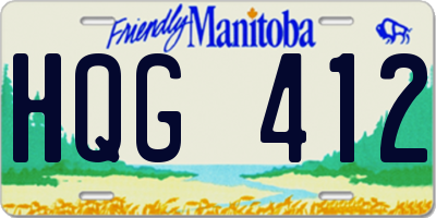 MB license plate HQG412