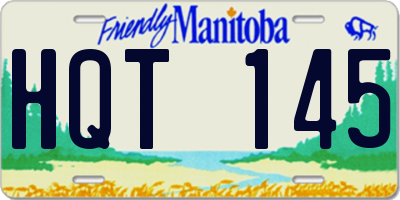 MB license plate HQT145