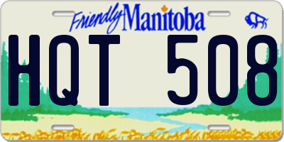 MB license plate HQT508