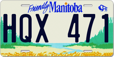 MB license plate HQX471