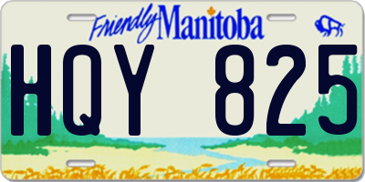 MB license plate HQY825