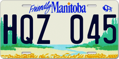 MB license plate HQZ045