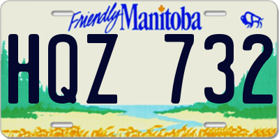 MB license plate HQZ732