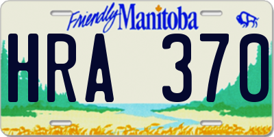 MB license plate HRA370