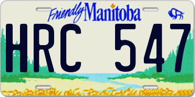 MB license plate HRC547
