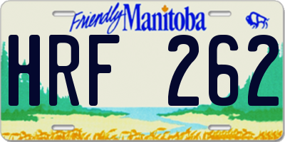 MB license plate HRF262