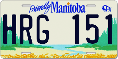 MB license plate HRG151