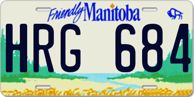 MB license plate HRG684