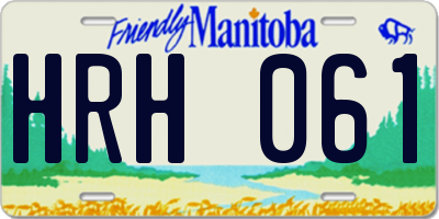 MB license plate HRH061