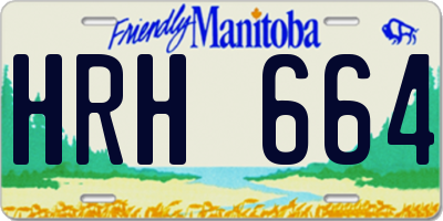 MB license plate HRH664