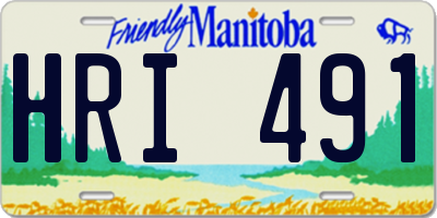 MB license plate HRI491