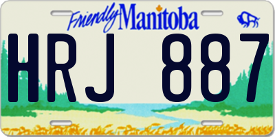 MB license plate HRJ887