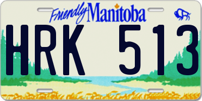MB license plate HRK513