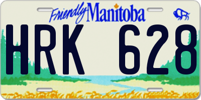 MB license plate HRK628