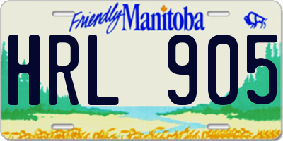 MB license plate HRL905